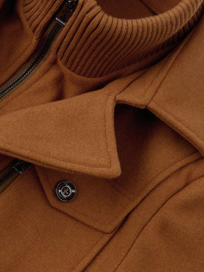Warm Waterproof Parka Style Long Coat for Men
