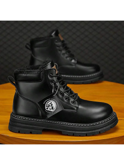 Warm Grey Snow Boots
