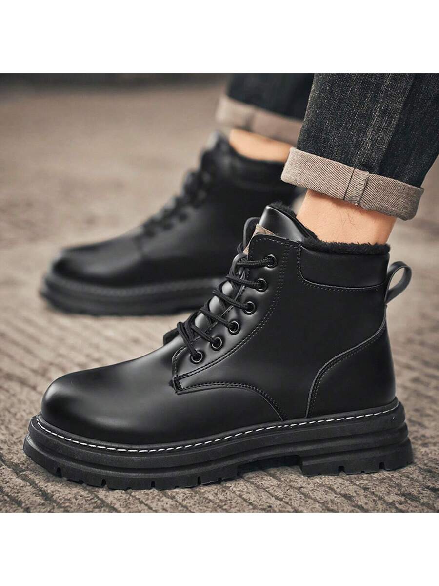 Warm Grey Snow Boots