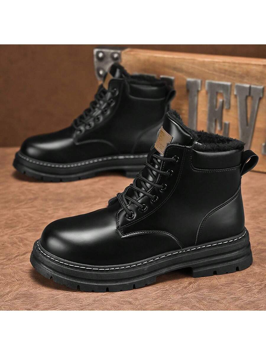 Warm Grey Snow Boots
