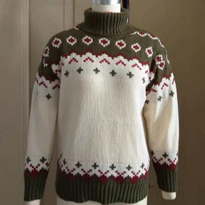 Warm Nordic Knit Winter Sweater