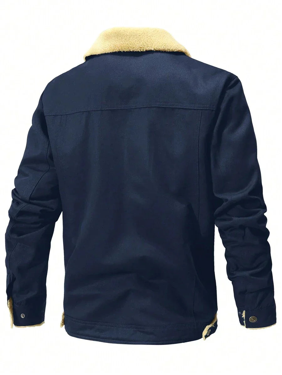Warm Parka Jacket Khaki