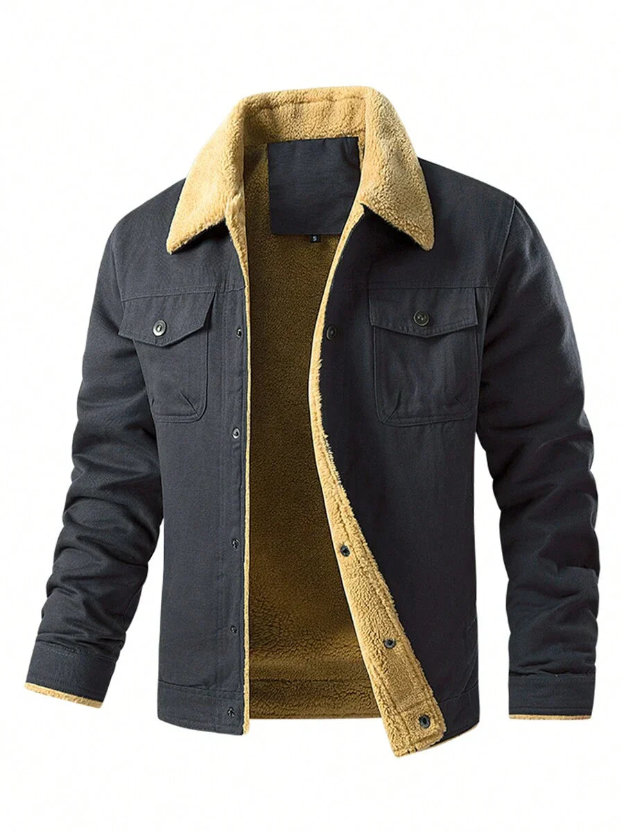 Warm Parka Jacket Khaki