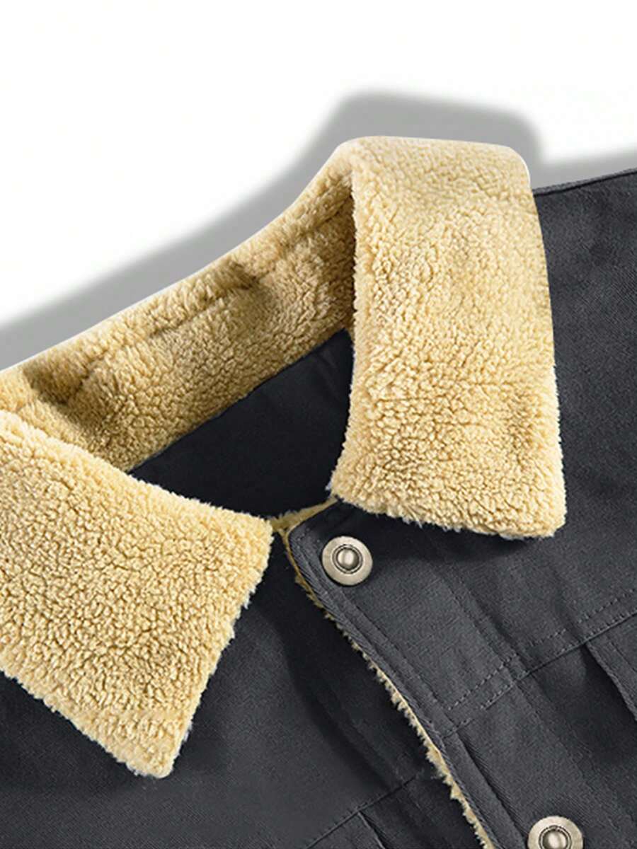 Warm Parka Jacket Khaki