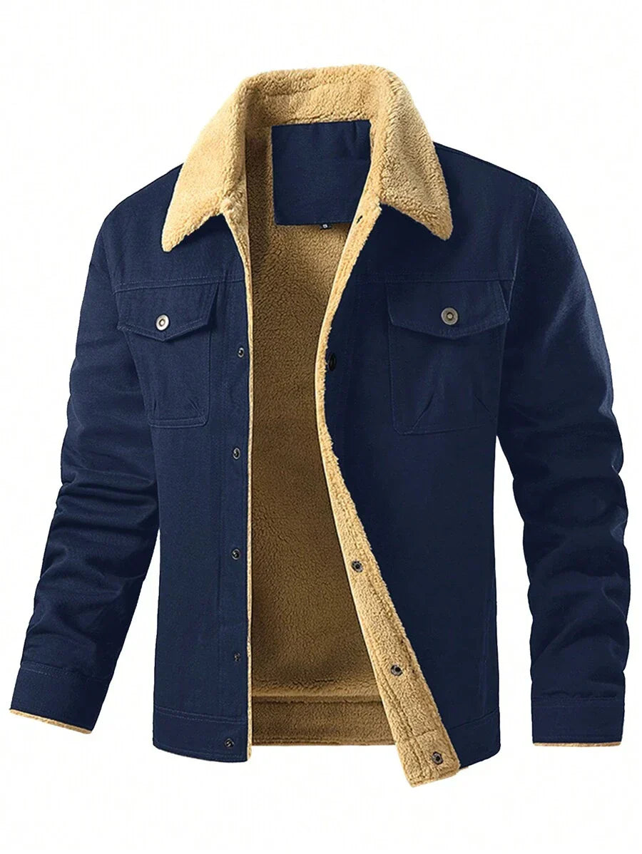 Warm Parka Jacket Khaki