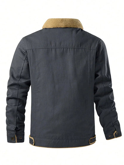 Warm Parka Jacket Khaki