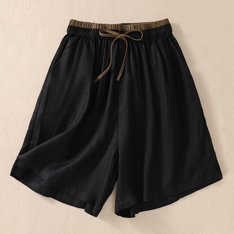 Comfortable Drawstring Waist Casual Shorts