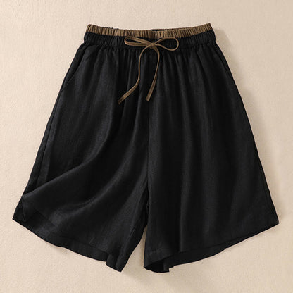 Comfortable Drawstring Waist Casual Shorts