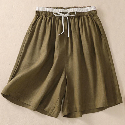 Comfortable Drawstring Waist Casual Shorts