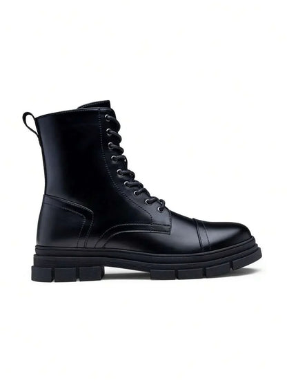 Tactical Support High Top Boots with Side Zipper