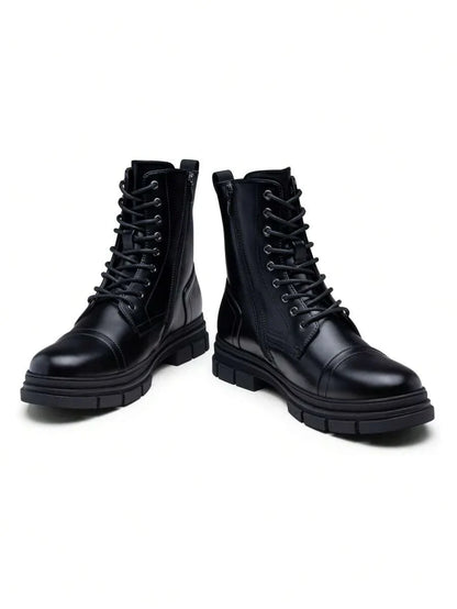 Tactical Support High Top Boots with Side Zipper