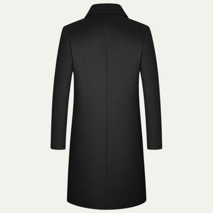 Classic Mens Long Wool Coat