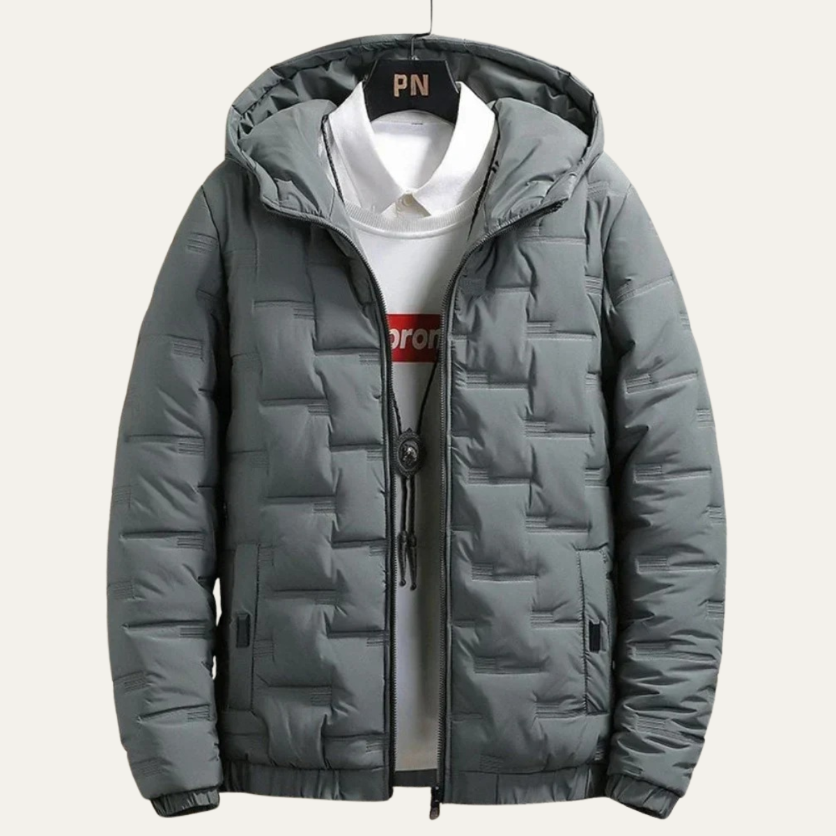 Insulated Men's Lightweight Padded Down Jacket