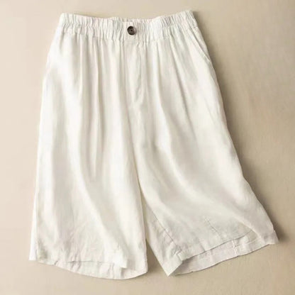 Comfortable Fit Casual Shorts with Elastic Waist