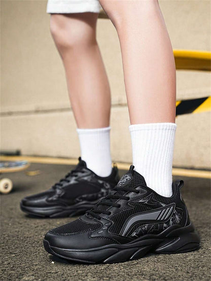 Airy Thick Sole Beige Sneakers