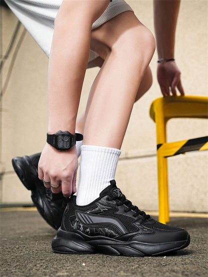 Airy Thick Sole Beige Sneakers