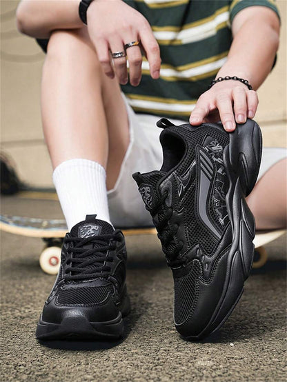 Airy Thick Sole Beige Sneakers