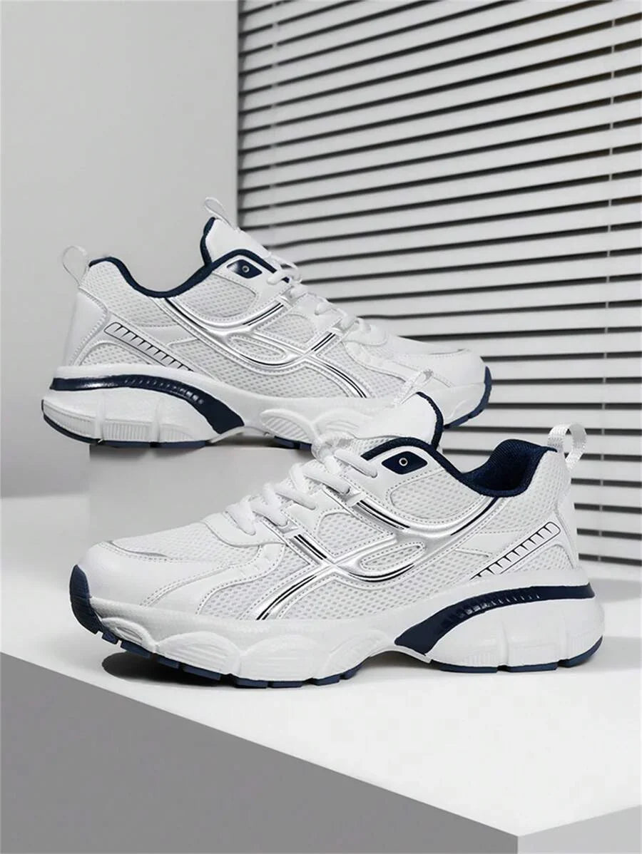 Airy Thick Sole Beige Sneakers