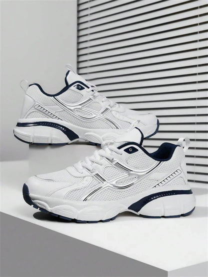 Airy Thick Sole Beige Sneakers