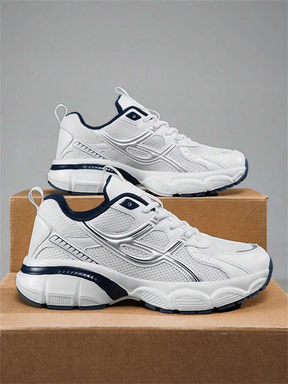 Airy Thick Sole Beige Sneakers