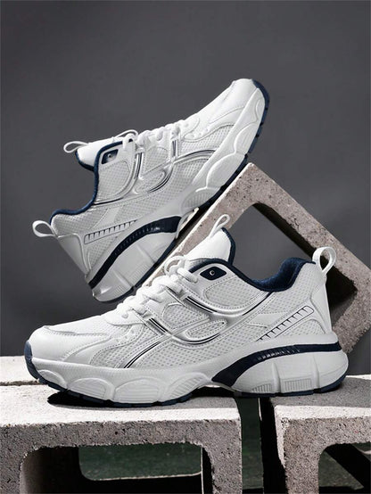 Airy Thick Sole Beige Sneakers