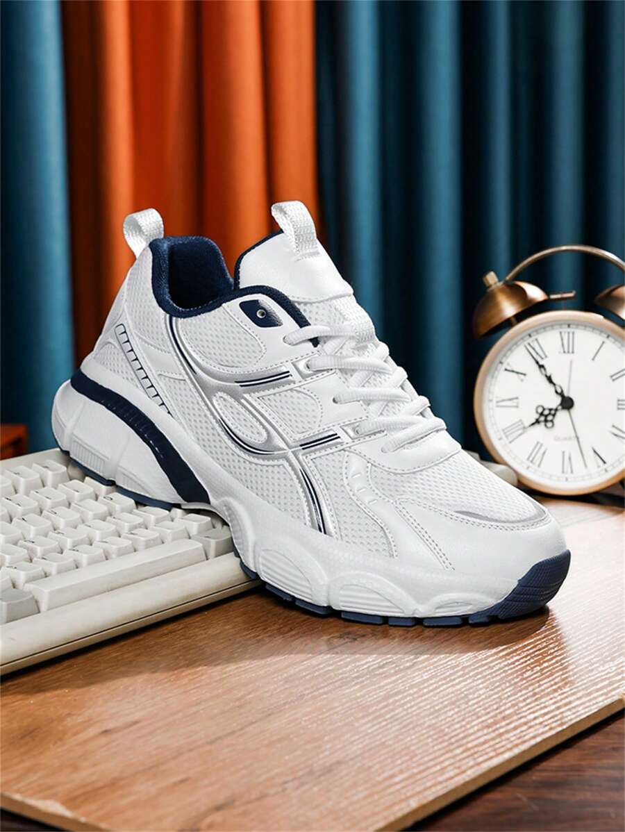 Airy Thick Sole Beige Sneakers