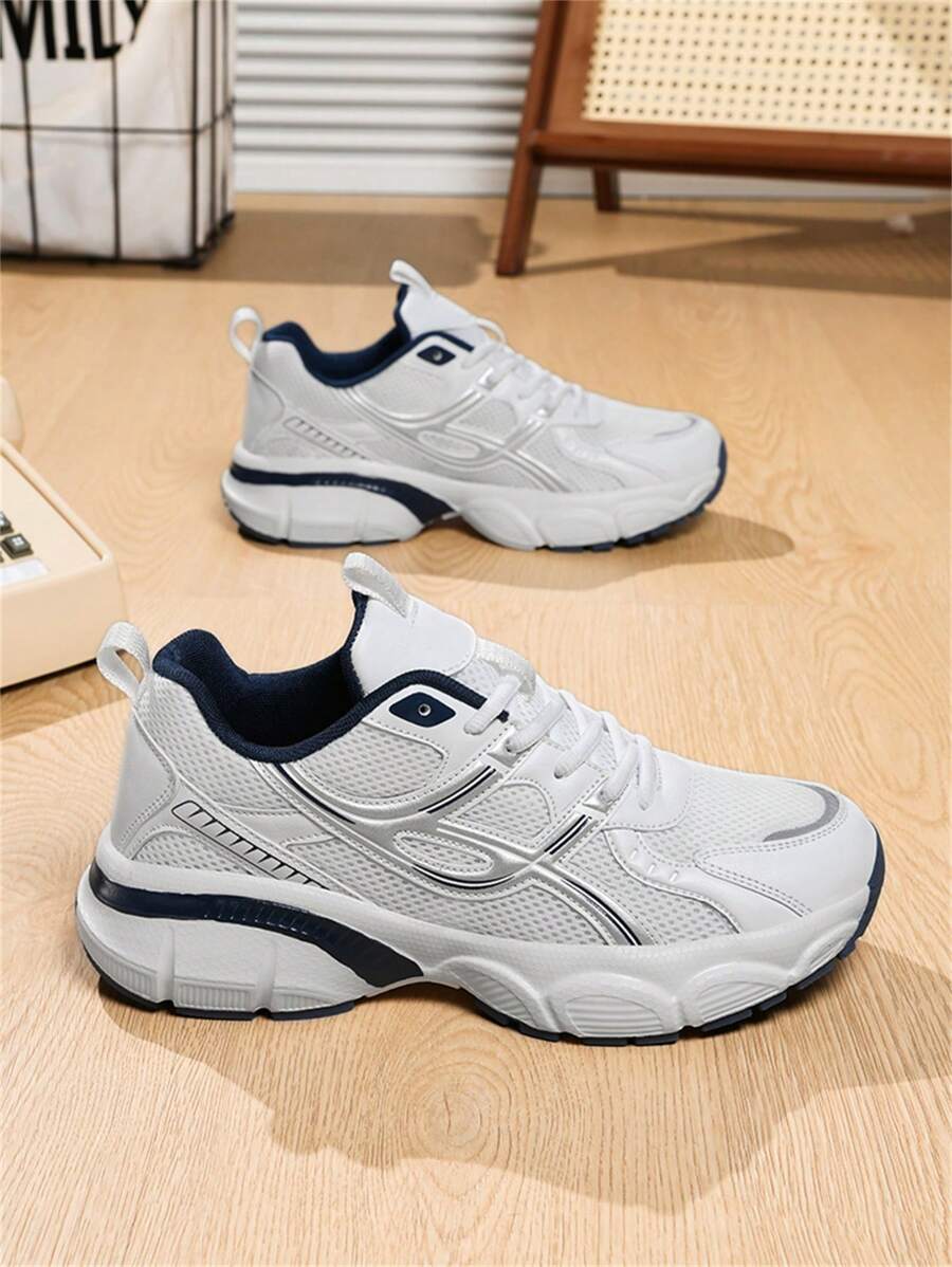 Airy Thick Sole Beige Sneakers