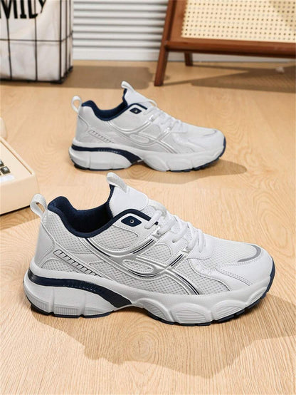 Airy Thick Sole Beige Sneakers