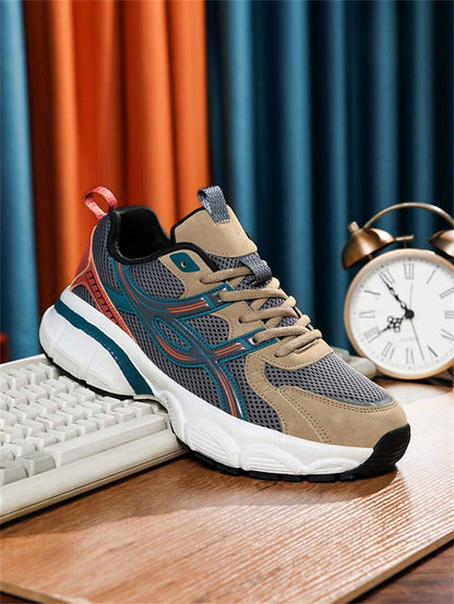 Airy Thick Sole Beige Sneakers