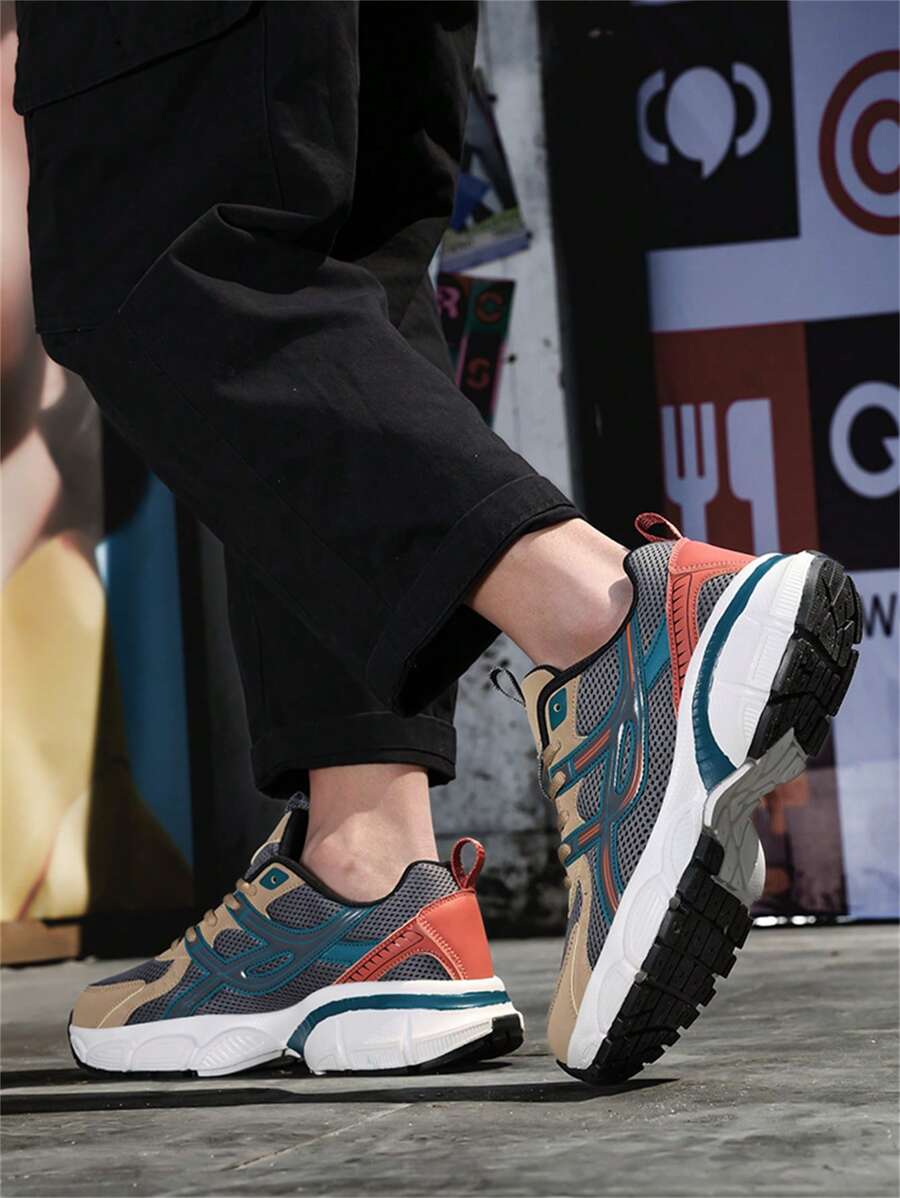 Airy Thick Sole Beige Sneakers