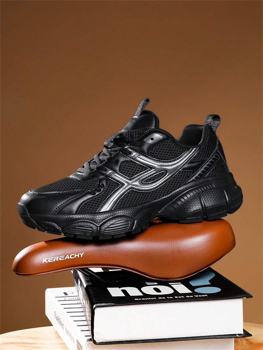 Airy Thick Sole Beige Sneakers