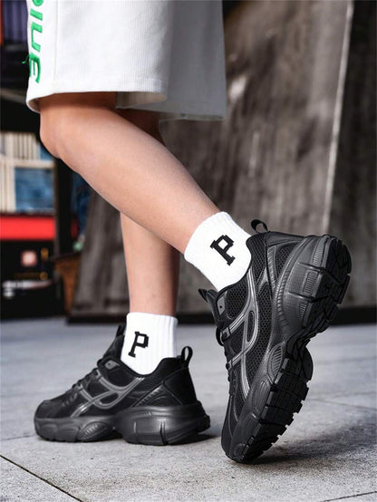Airy Thick Sole Beige Sneakers