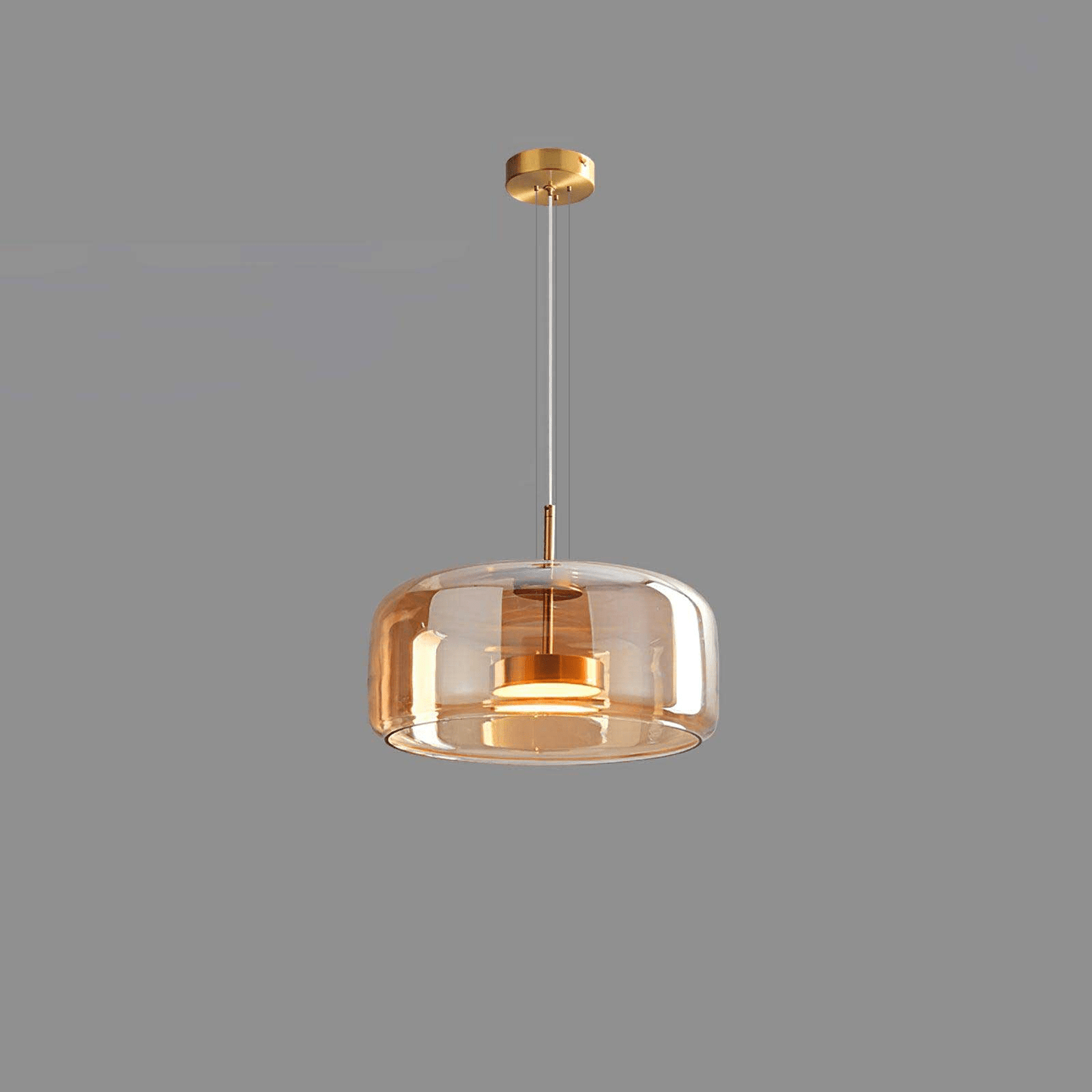 Stylish Glass Shade LED Hanging Light Fixture