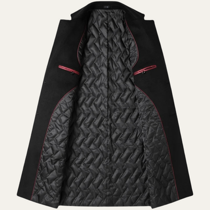 Classic Mens Long Wool Coat