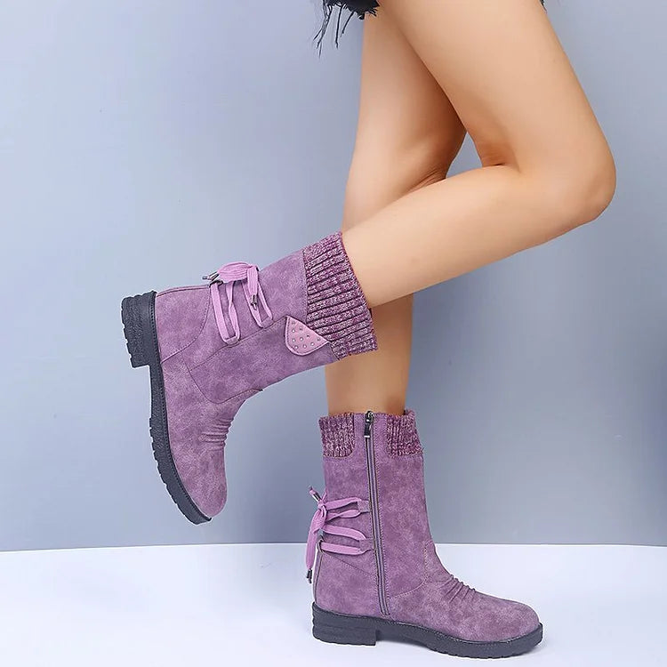 Warm Insulated Rain Boots for Women