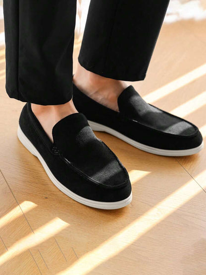 Comfortable Brown Slip On Shoes