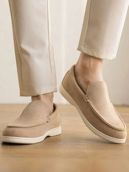 Comfortable Brown Slip On Shoes