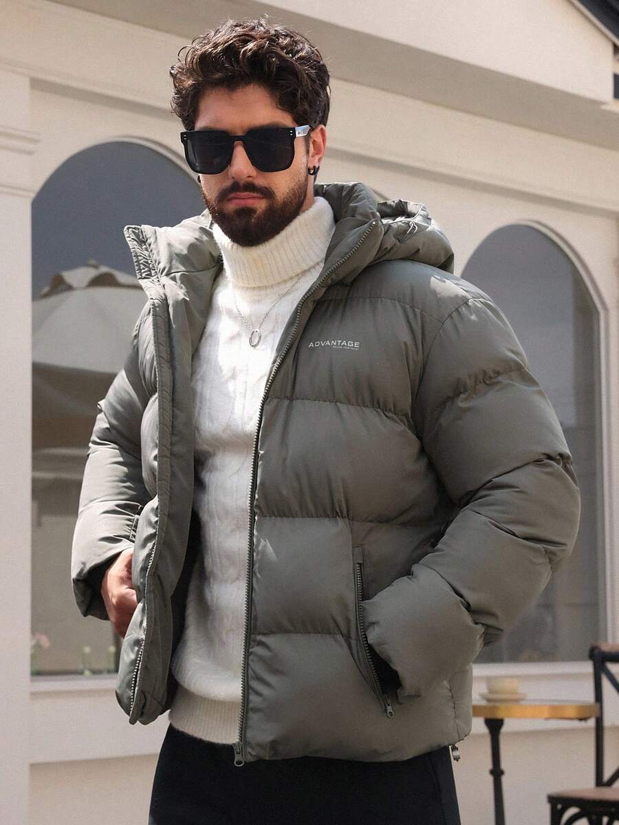Comfortable Grey Hoodie Coat