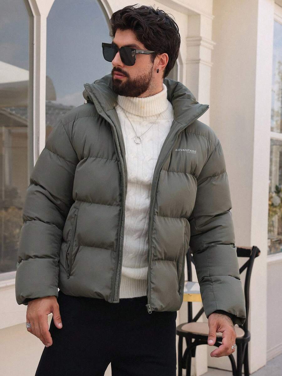 Comfortable Grey Hoodie Coat