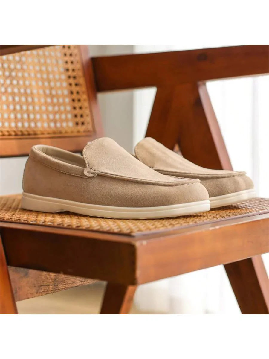 Comfortable Brown Slip On Shoes