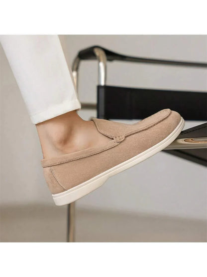 Comfortable Brown Slip On Shoes