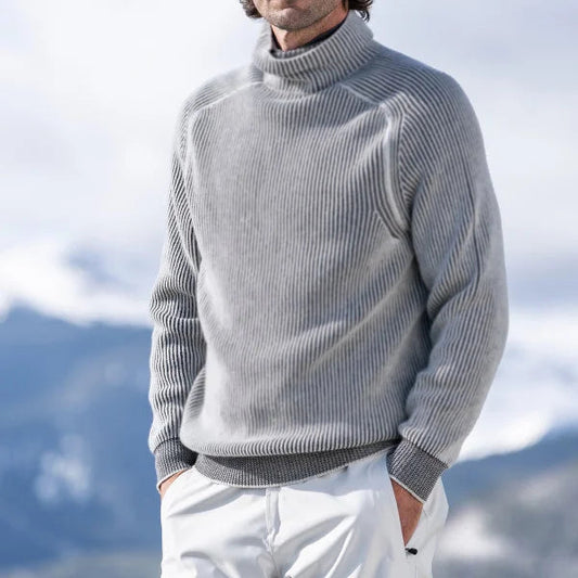 Traditional Fisherman Style Mens Crew Sweater - OutfitLondon