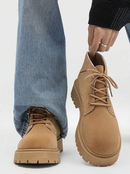 Classic Brown Ankle Boots - OutfitLondon