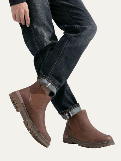 Men's Smart Leather Ankle Boots