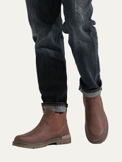 Men's Smart Leather Ankle Boots