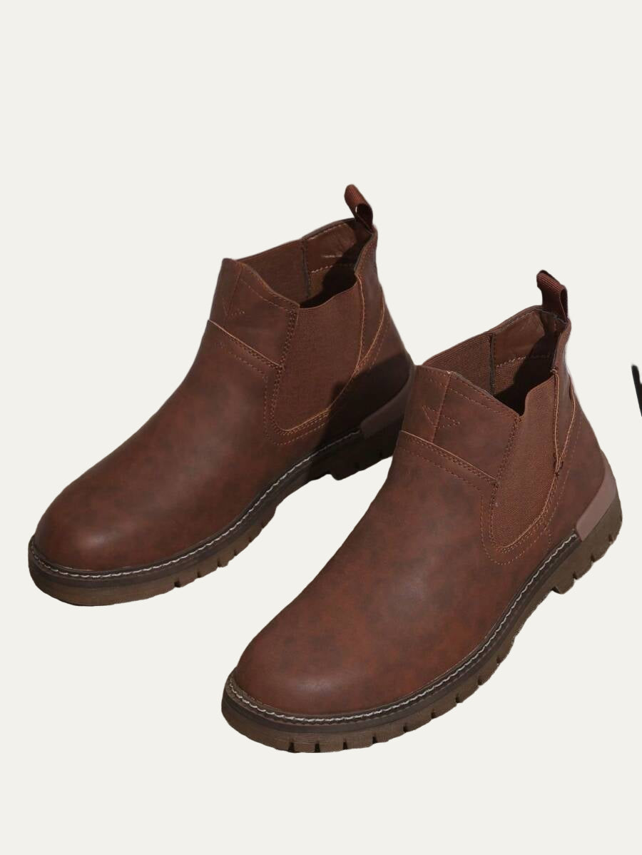 Men's Smart Leather Ankle Boots