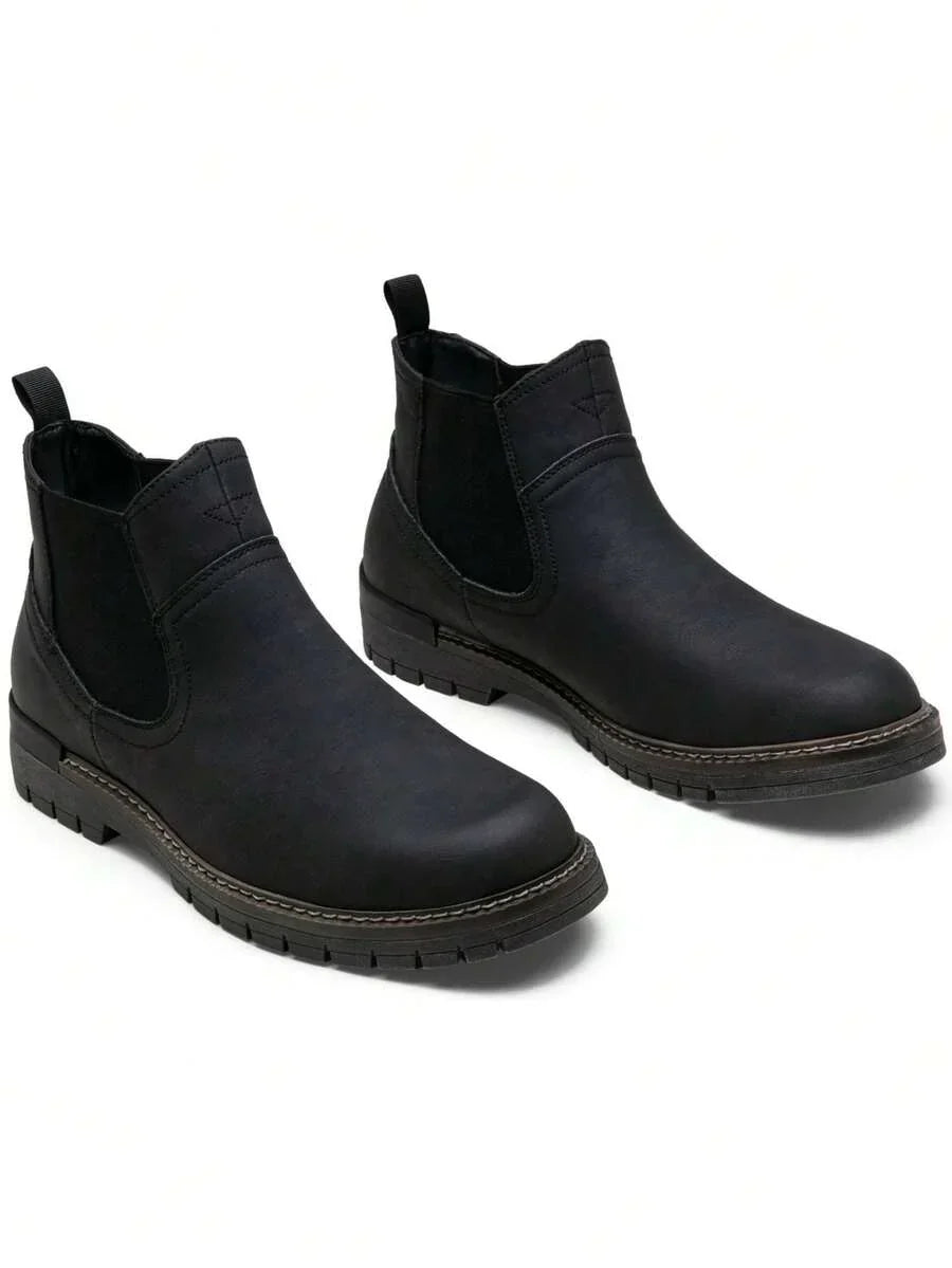 Men's Smart Leather Ankle Boots