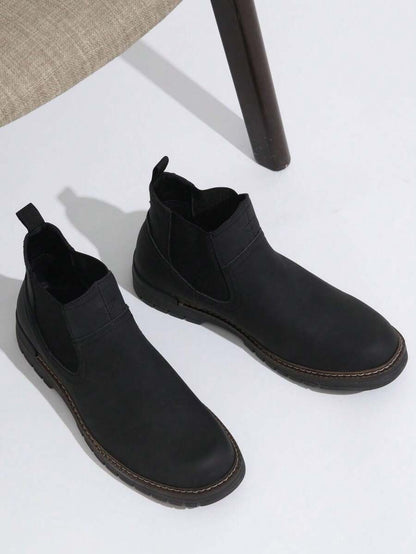 Men's Smart Leather Ankle Boots