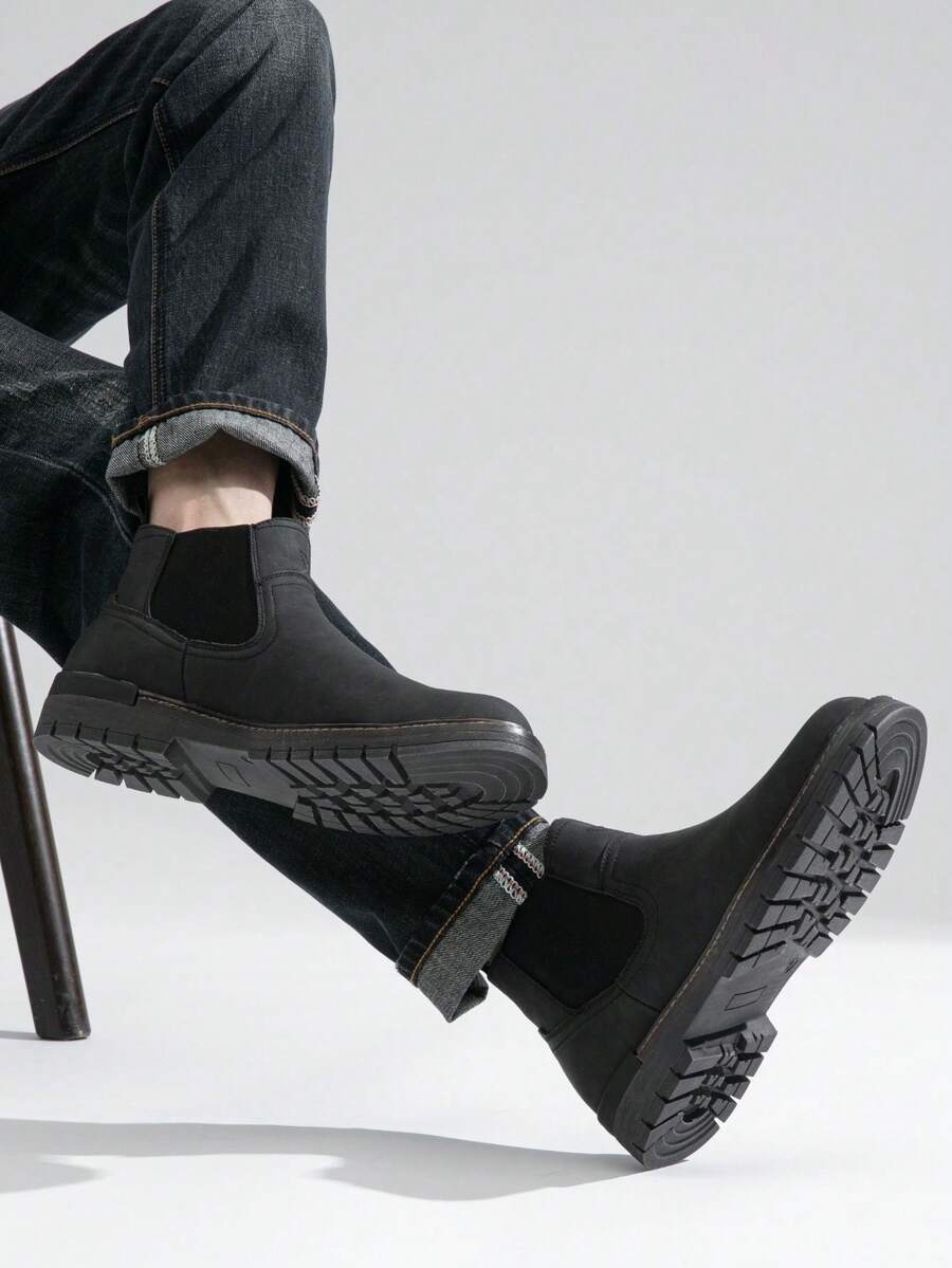 Men's Smart Leather Ankle Boots