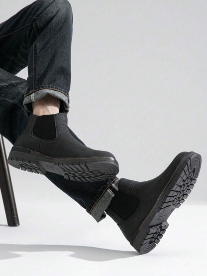 Men's Smart Leather Ankle Boots